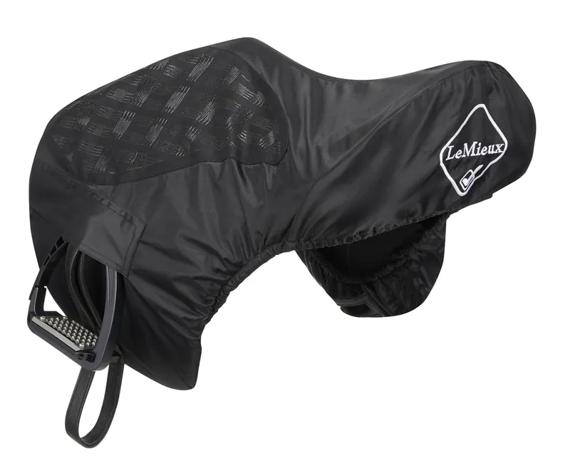 LeMieux ProKit Ride on GP Saddle Cover in Black-1